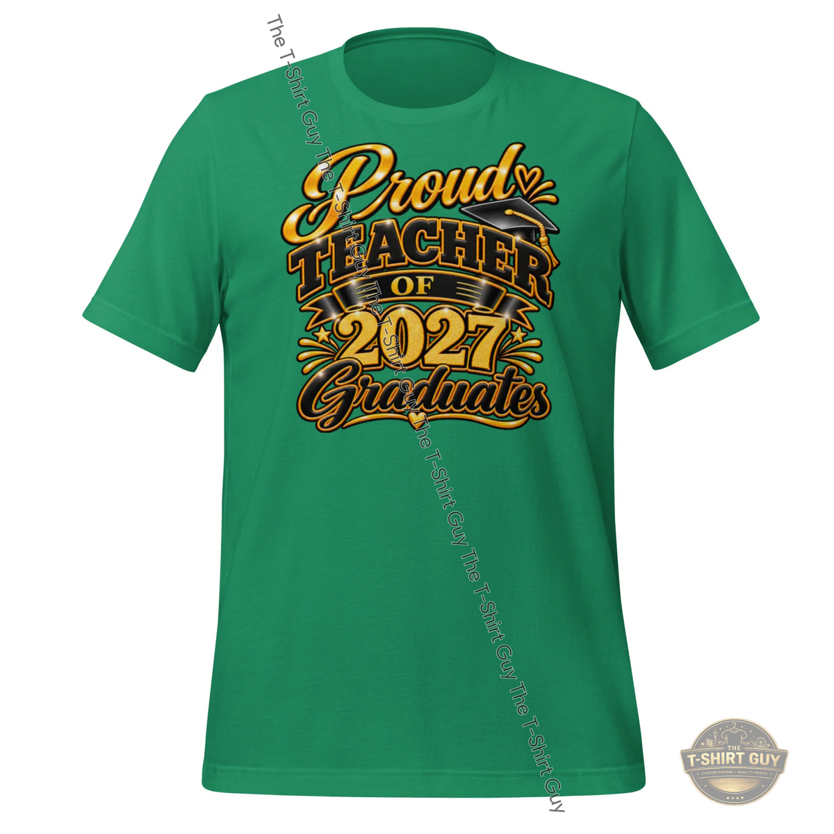 Watermarked - Proud Teacher of 2027 Graduates Unisex t-shirt