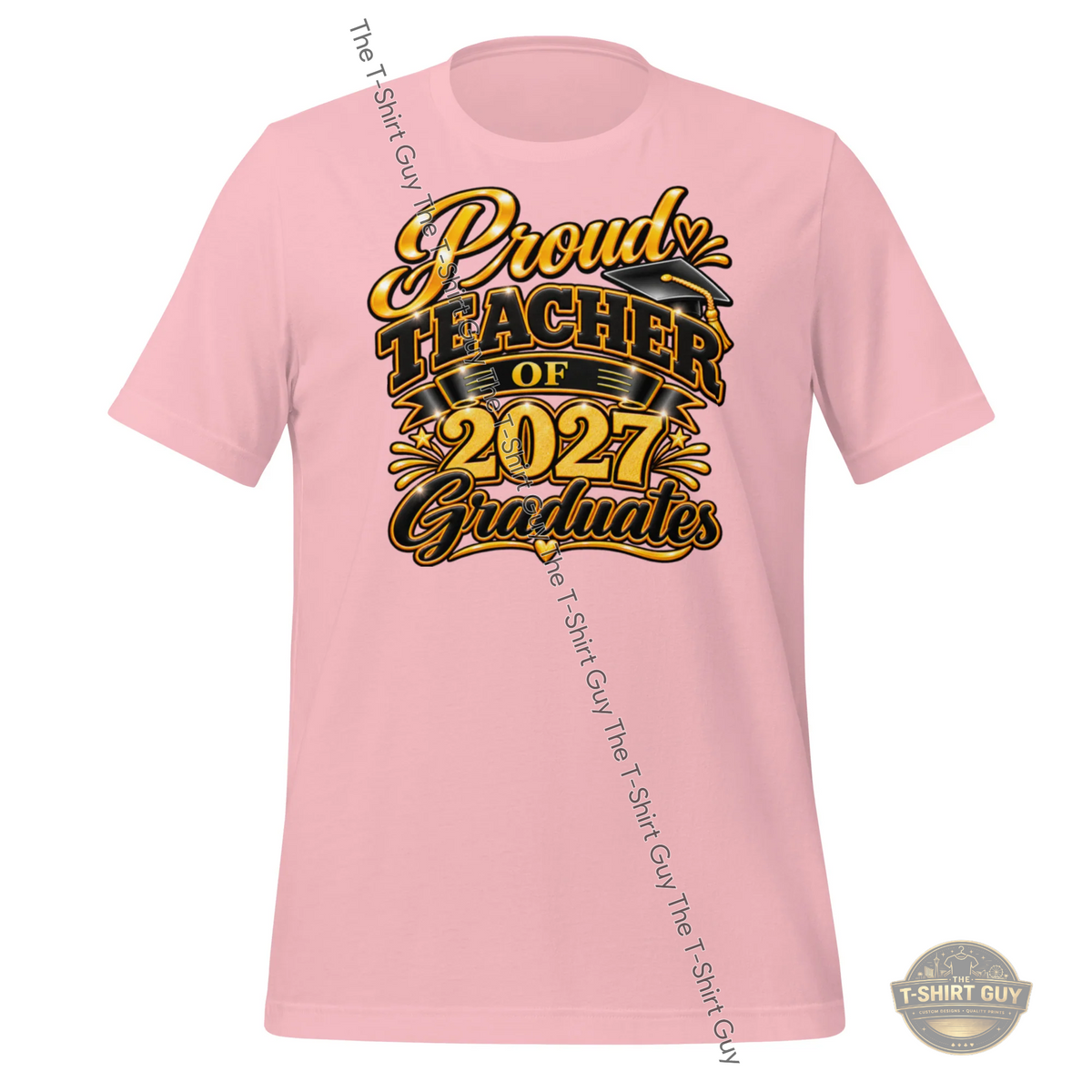 Watermarked - Proud Teacher of 2027 Graduates Unisex t-shirt