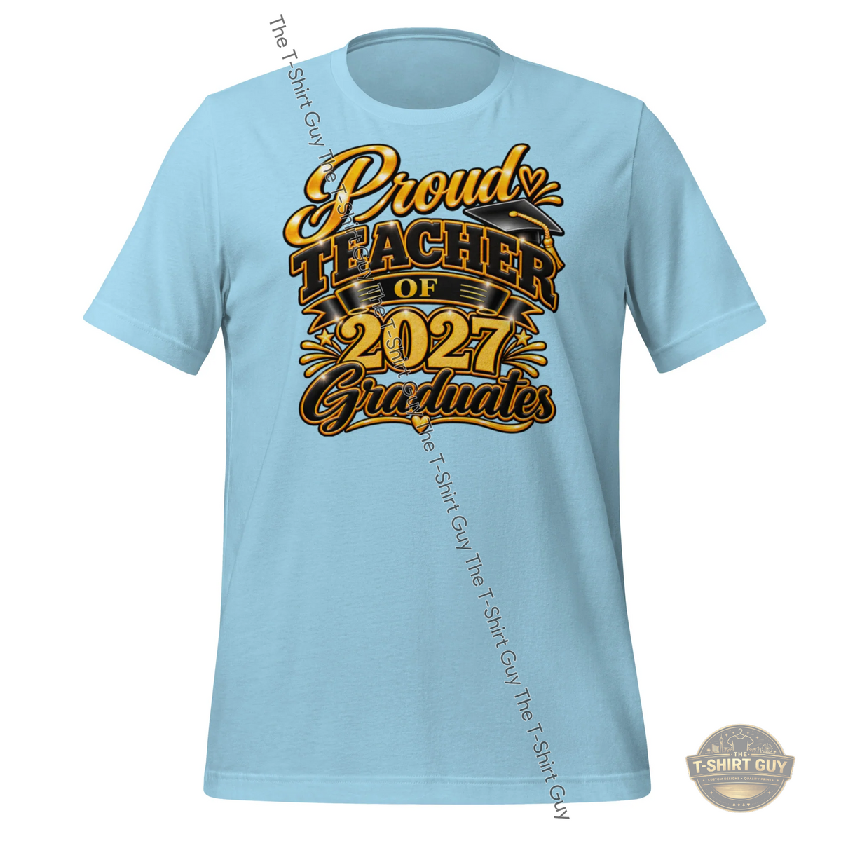 Watermarked - Proud Teacher of 2027 Graduates Unisex t-shirt