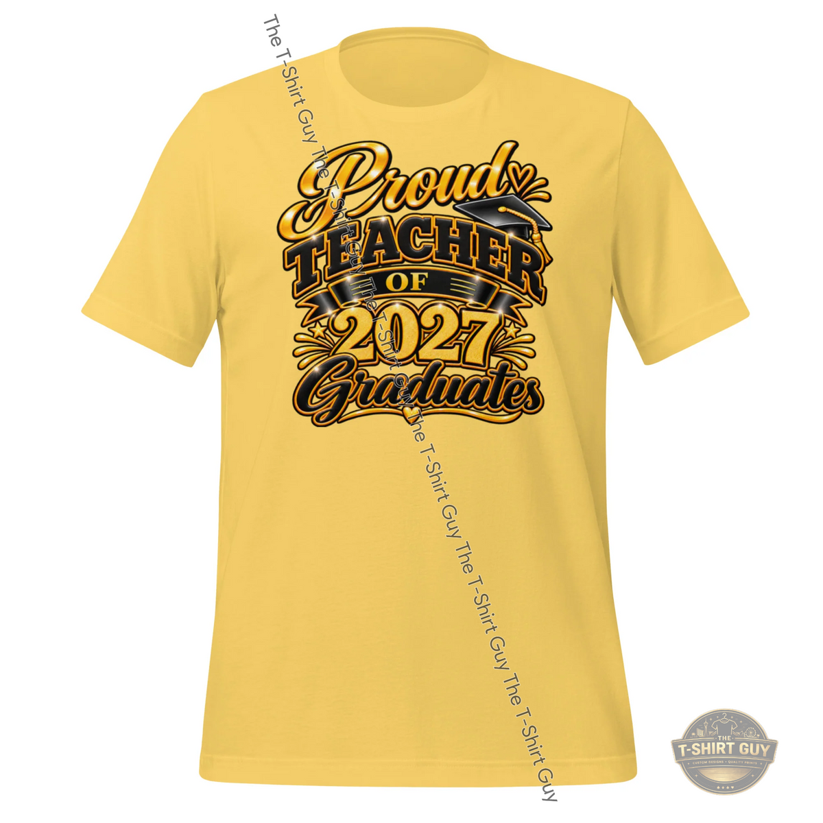 Watermarked - Proud Teacher of 2027 Graduates Unisex t-shirt