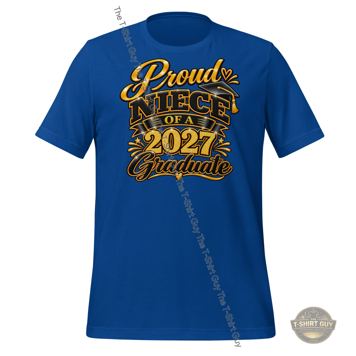 Watermarked - Proud Niece of a 2027 Graduate Unisex t-shirt