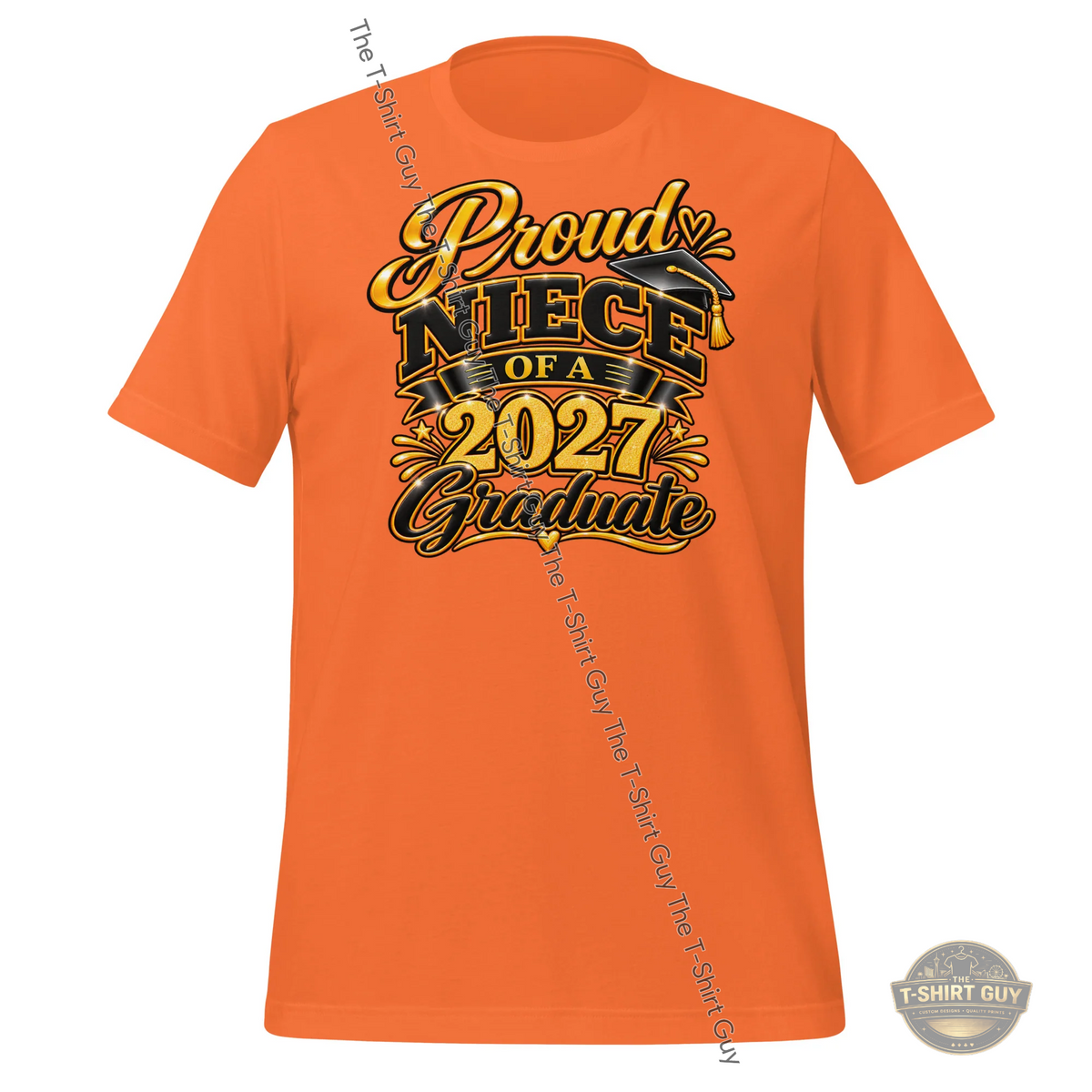 Watermarked - Proud Niece of a 2027 Graduate Unisex t-shirt