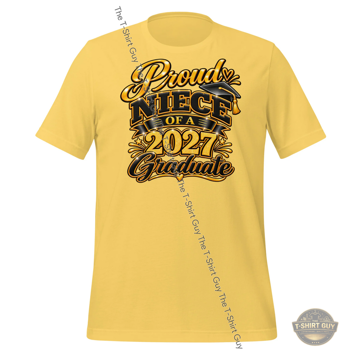 Watermarked - Proud Niece of a 2027 Graduate Unisex t-shirt