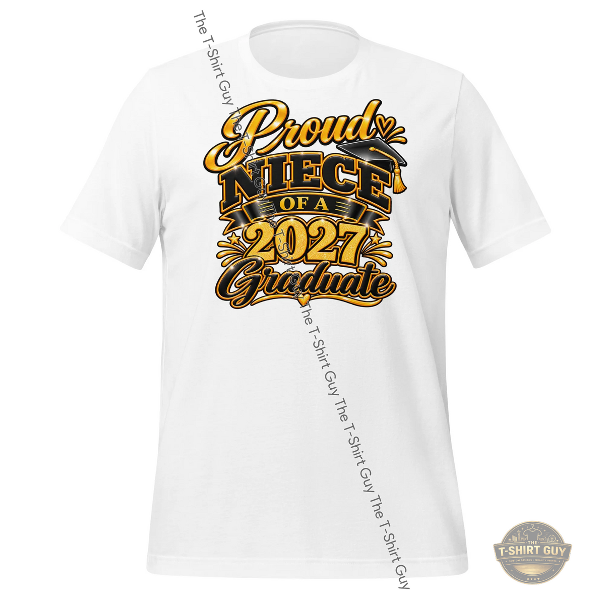 Watermarked - Proud Niece of a 2027 Graduate Unisex t-shirt