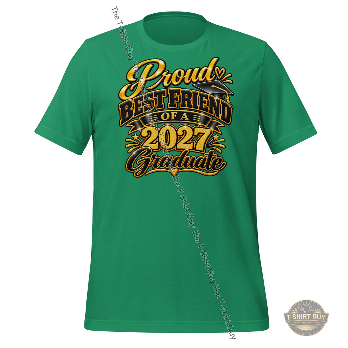 Watermarked - Proud Best Friend of a 2027 Graduate Unisex t-shirt