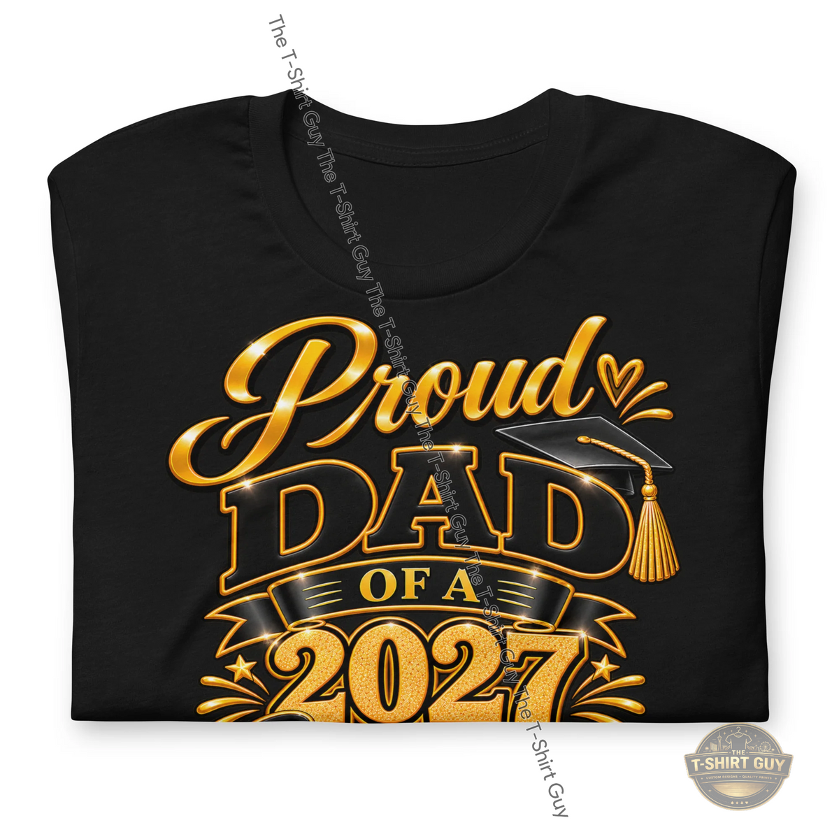 Watermarked - Proud Dad of a 2027 Graduate Unisex t-shirt