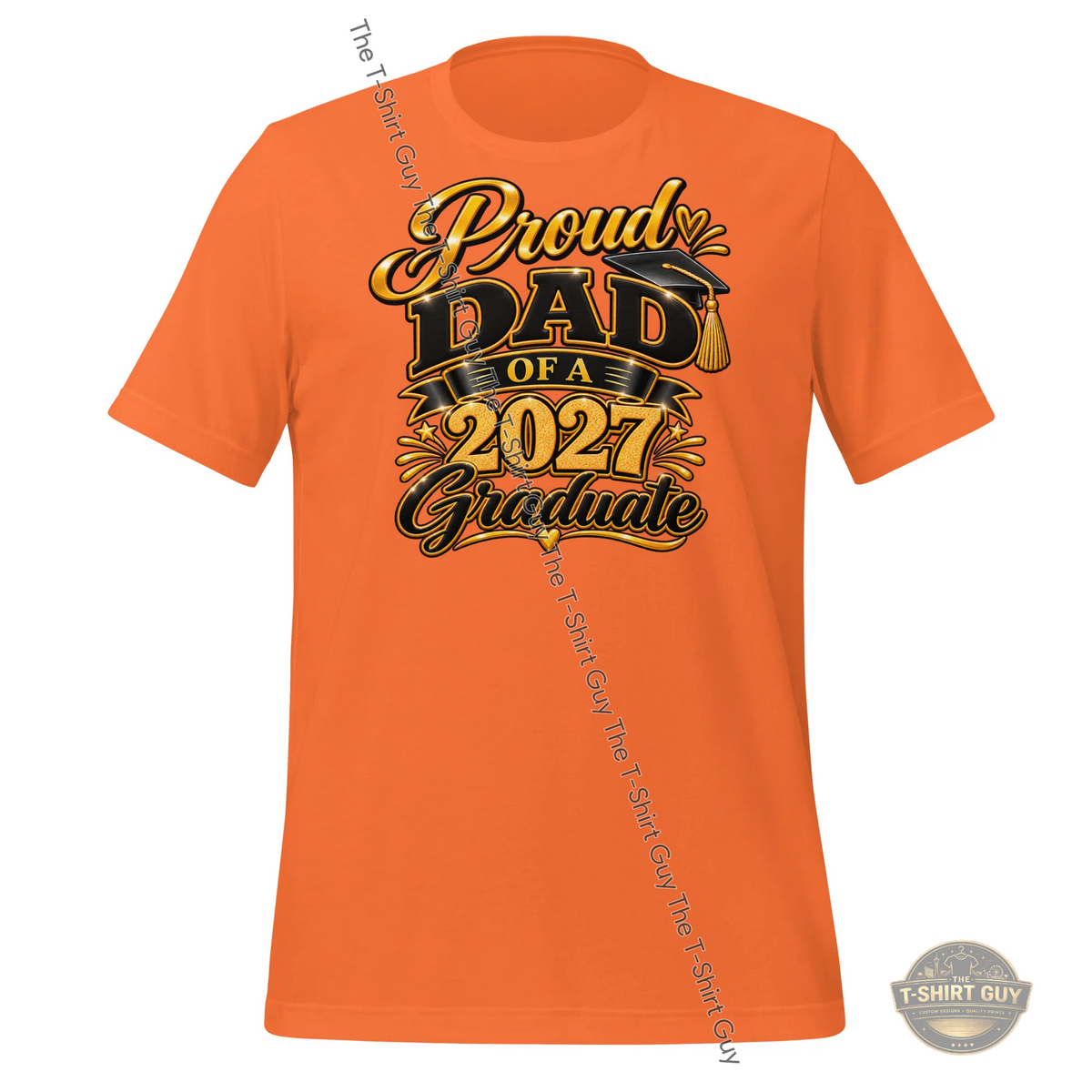 Watermarked - Proud Dad of a 2027 Graduate Unisex t-shirt