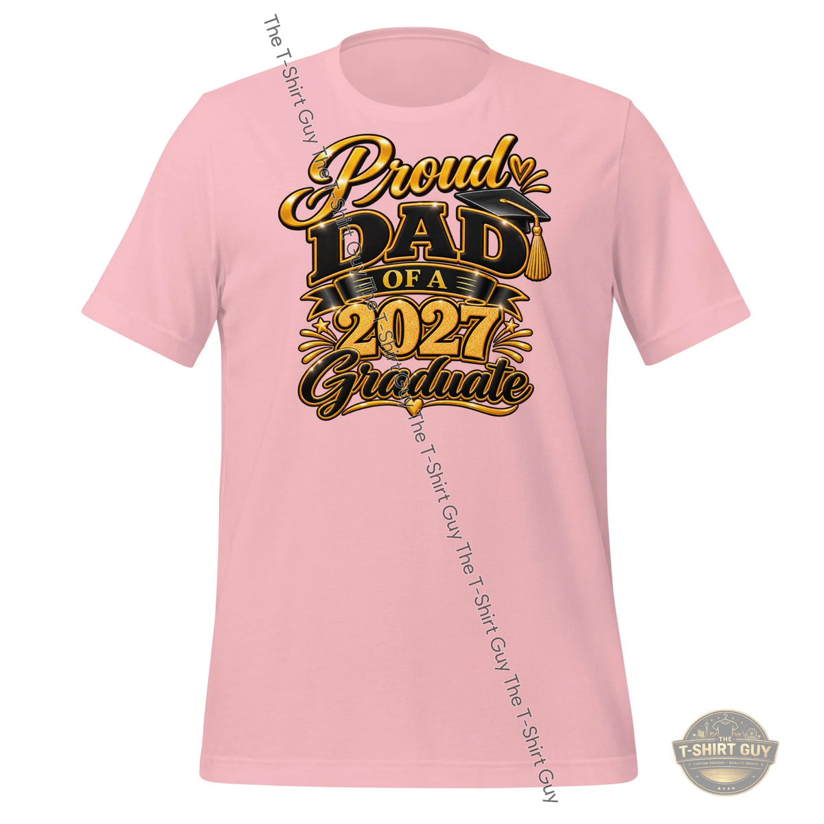 Watermarked - Proud Dad of a 2027 Graduate Unisex t-shirt