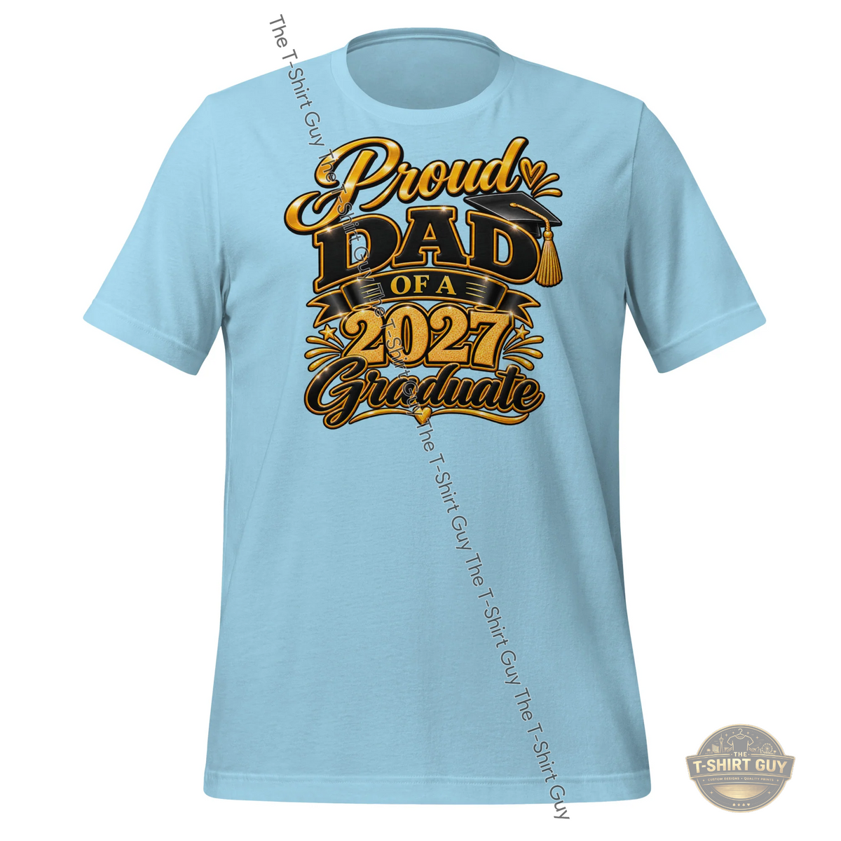 Watermarked - Proud Dad of a 2027 Graduate Unisex t-shirt