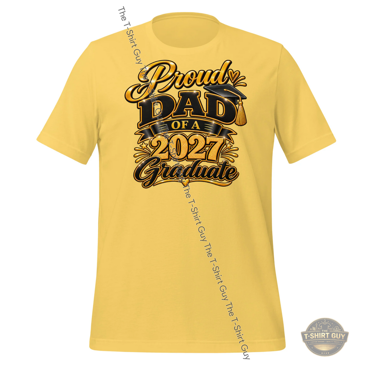 Watermarked - Proud Dad of a 2027 Graduate Unisex t-shirt