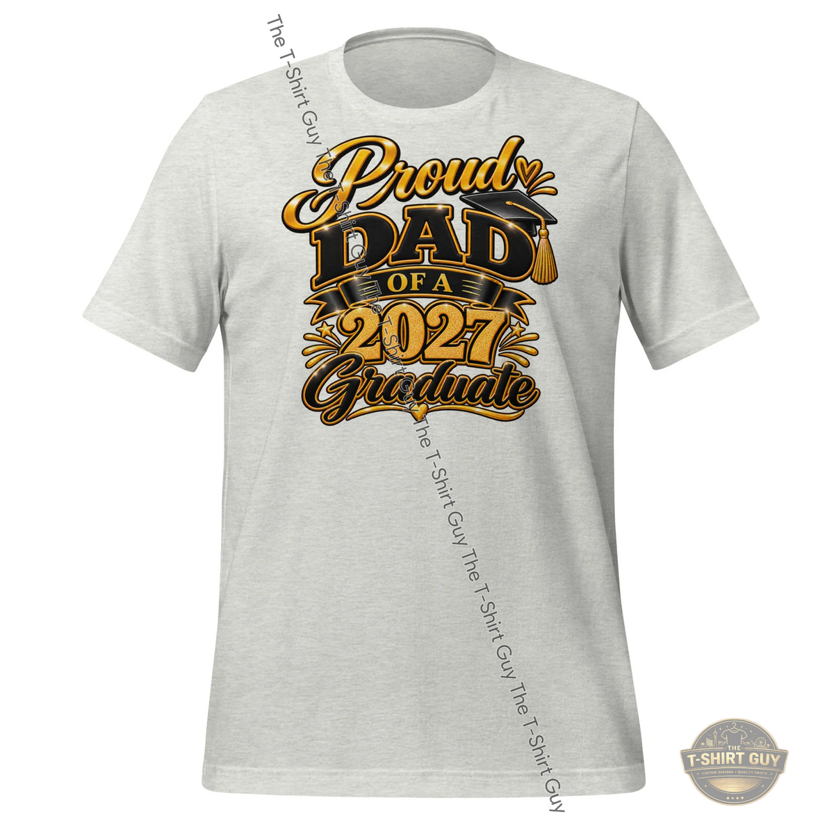 Watermarked - Proud Dad of a 2027 Graduate Unisex t-shirt