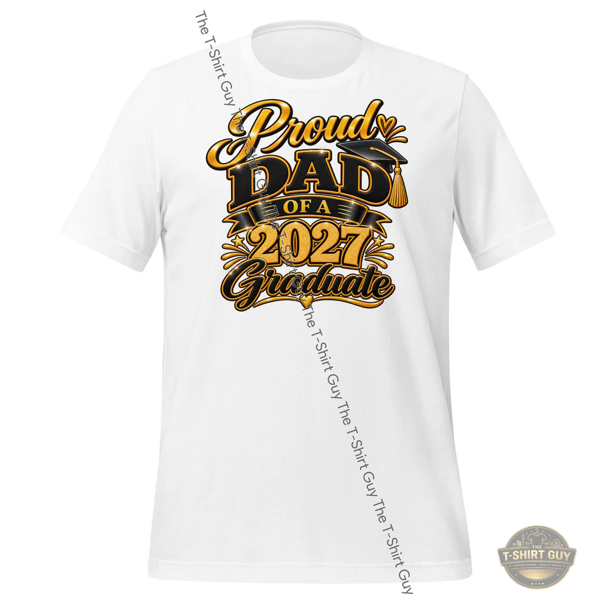 Watermarked - Proud Dad of a 2027 Graduate Unisex t-shirt