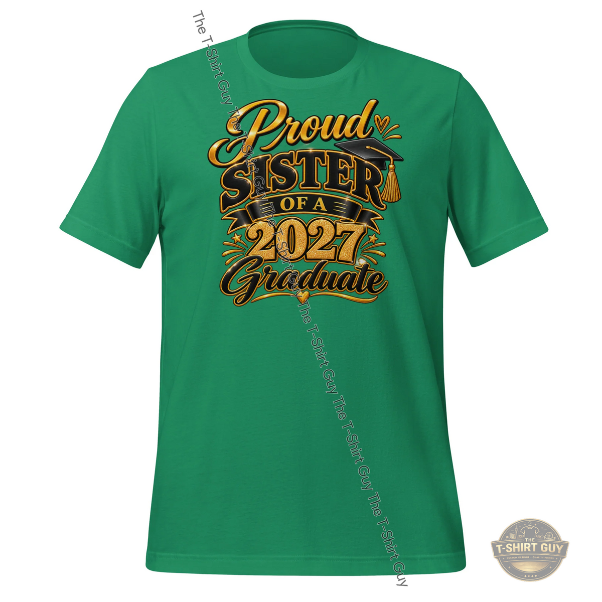 Watermarked - Proud Sister of a 2027 Graduate Unisex t-shirt