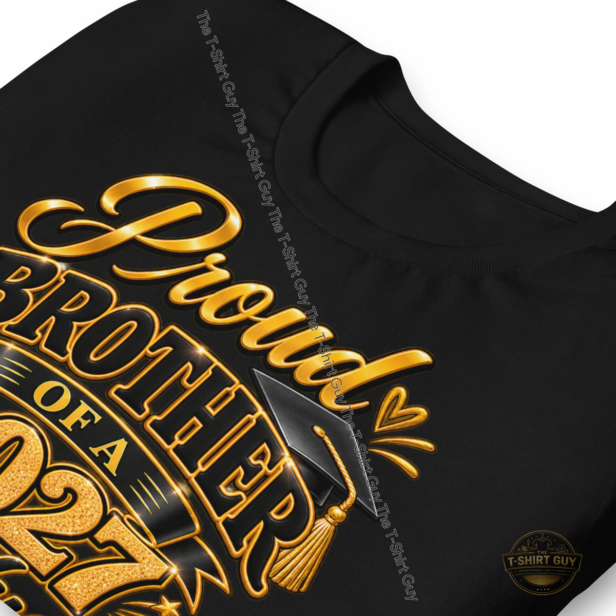 Watermarked - Proud Brother of a 2027 Graduate Unisex t-shirt