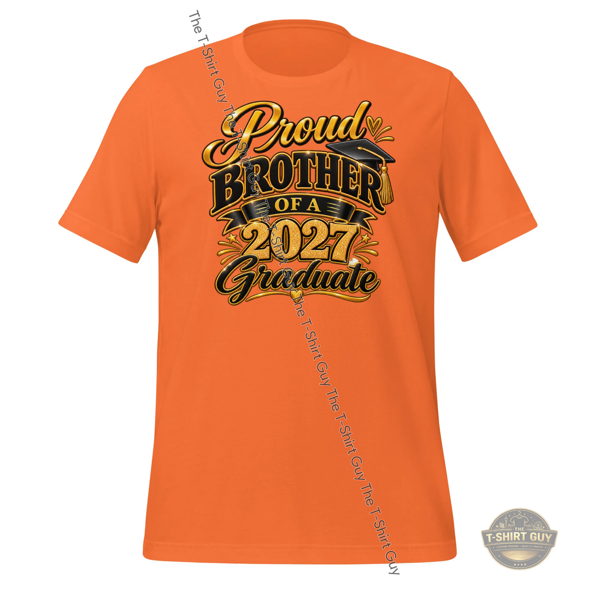 Watermarked - Proud Brother of a 2027 Graduate Unisex t-shirt