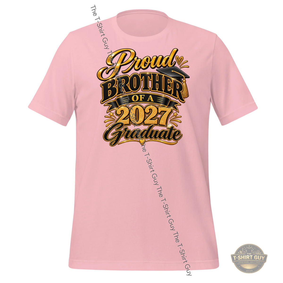 Watermarked - Proud Brother of a 2027 Graduate Unisex t-shirt