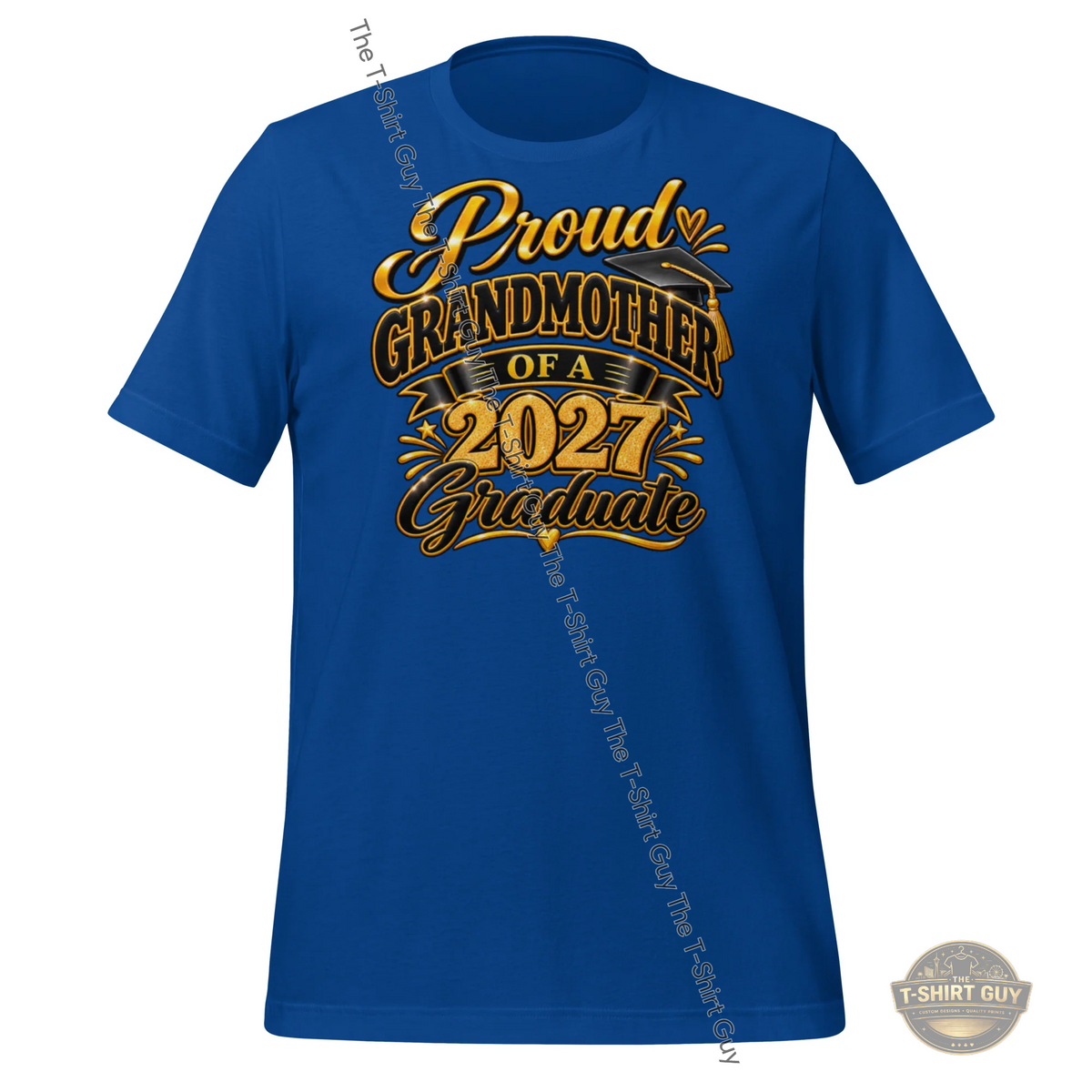 Watermarked - Proud Grandmother of a 2027 Graduate Unisex t-shirt