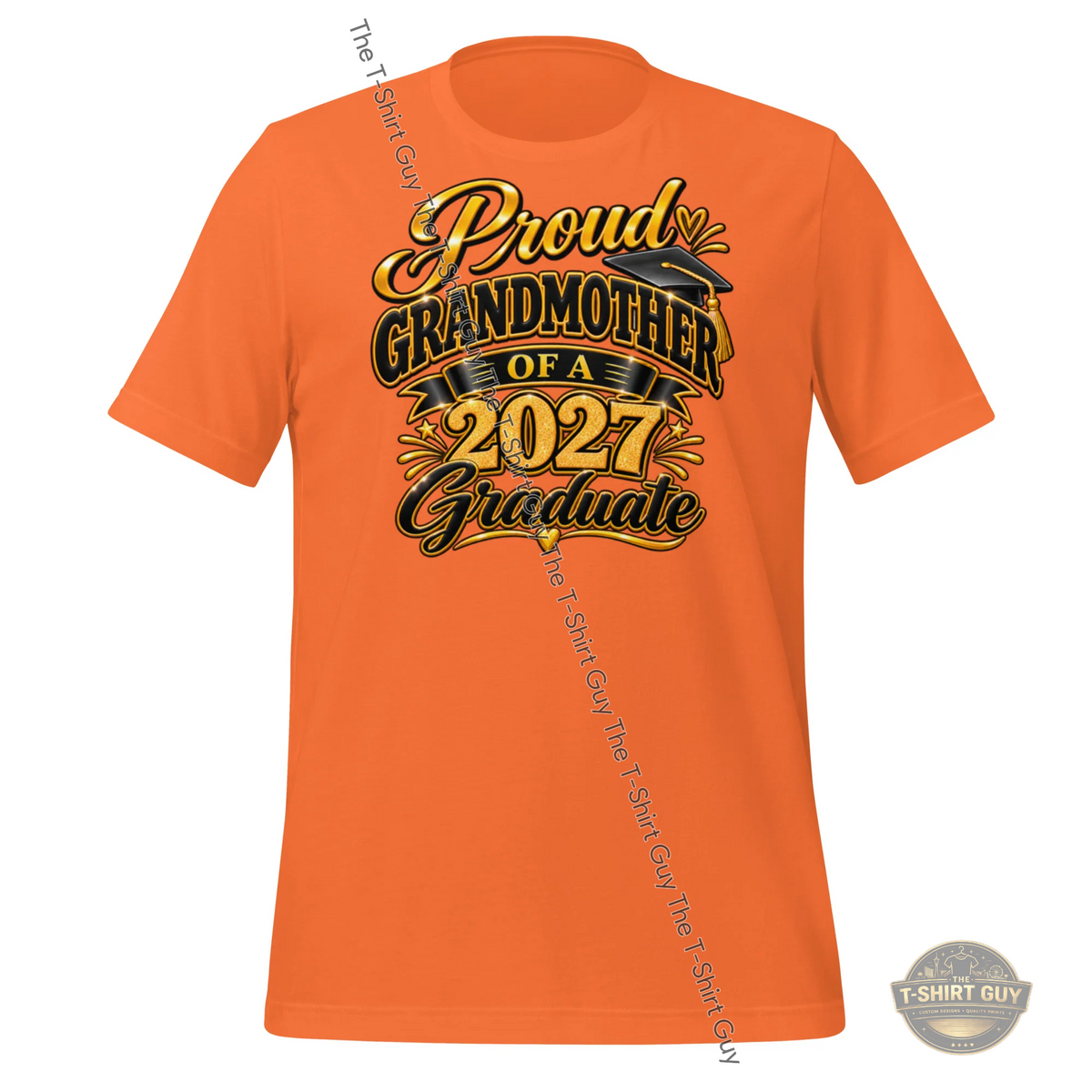 Watermarked - Proud Grandmother of a 2027 Graduate Unisex t-shirt