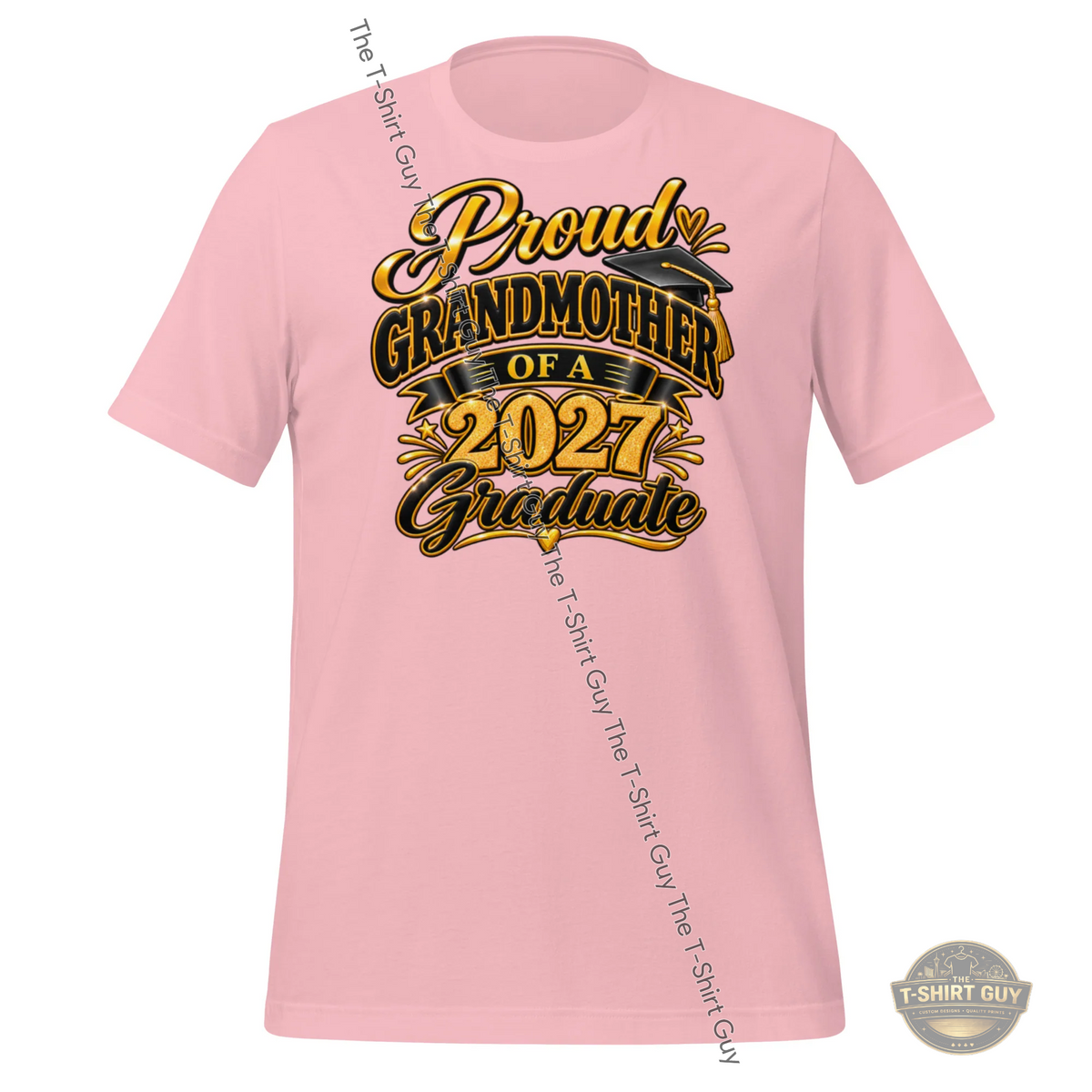 Watermarked - Proud Grandmother of a 2027 Graduate Unisex t-shirt