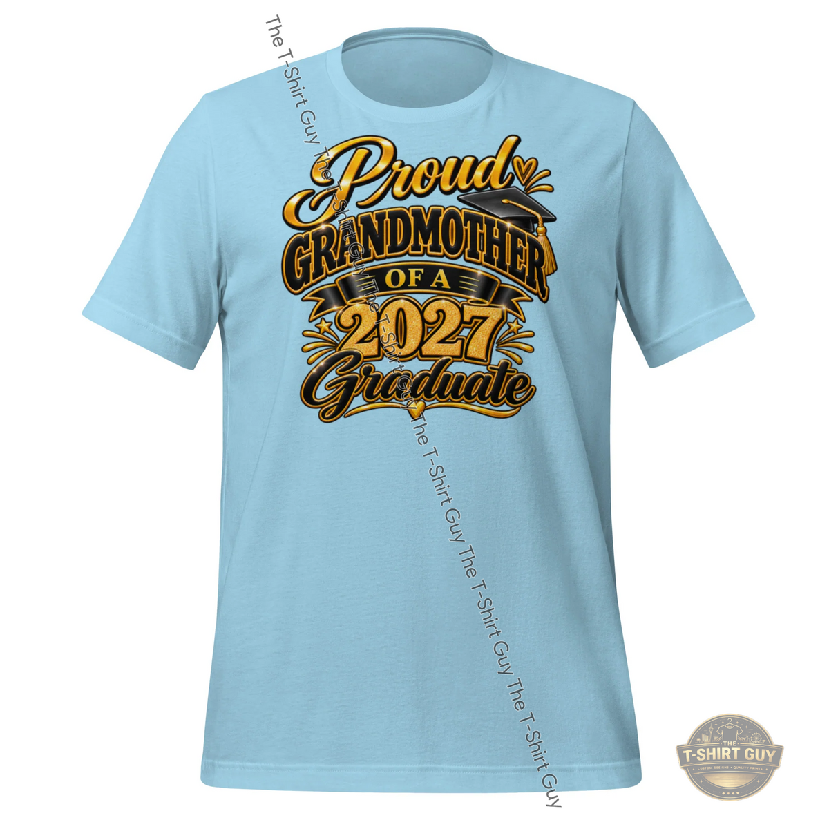 Watermarked - Proud Grandmother of a 2027 Graduate Unisex t-shirt