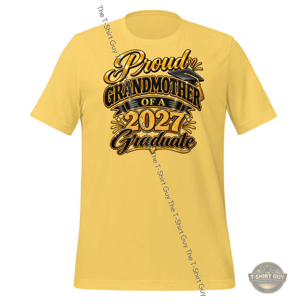 Watermarked - Proud Grandmother of a 2027 Graduate Unisex t-shirt
