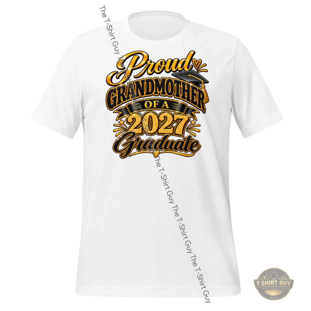 Watermarked - Proud Grandmother of a 2027 Graduate Unisex t-shirt
