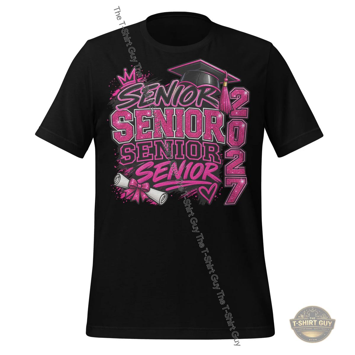Watermarked - Senior 2027 Graduation Unisex t-shirt