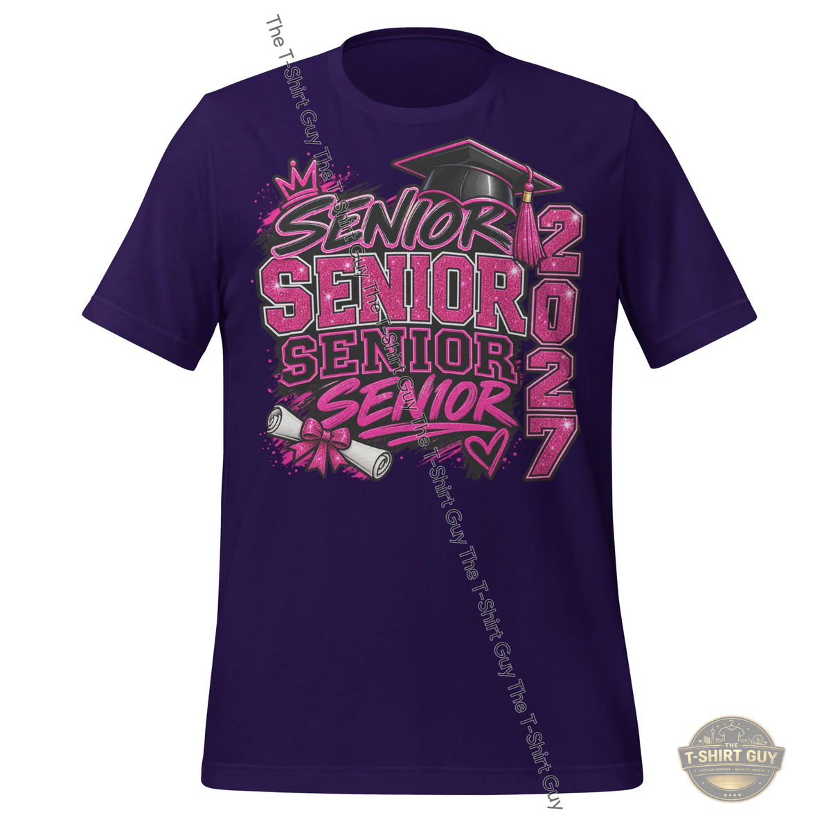 Watermarked - Senior 2027 Graduation Unisex t-shirt