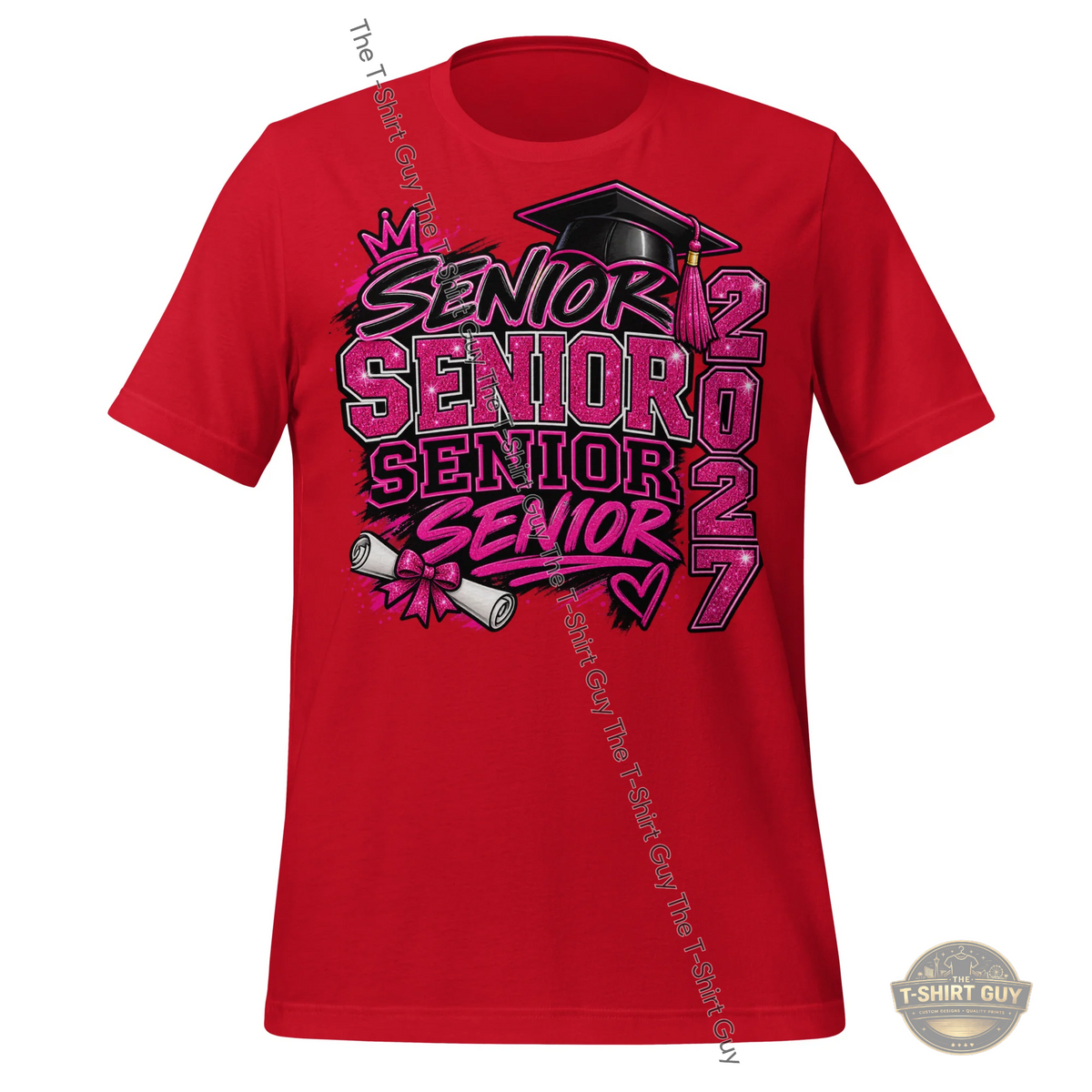Watermarked - Senior 2027 Graduation Unisex t-shirt