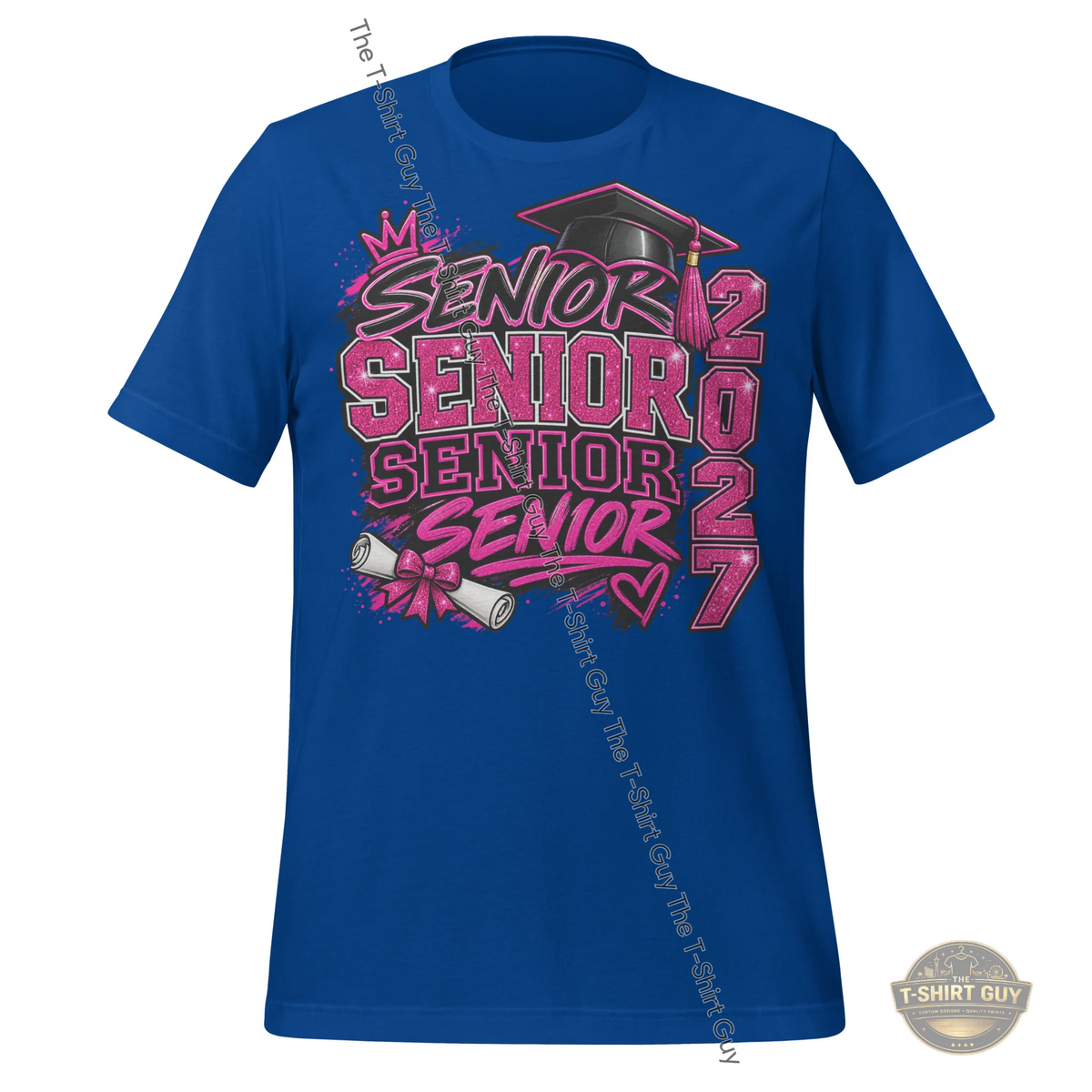 Watermarked - Senior 2027 Graduation Unisex t-shirt