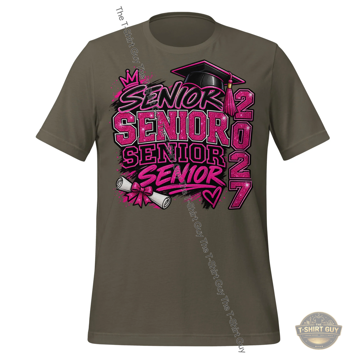 Watermarked - Senior 2027 Graduation Unisex t-shirt