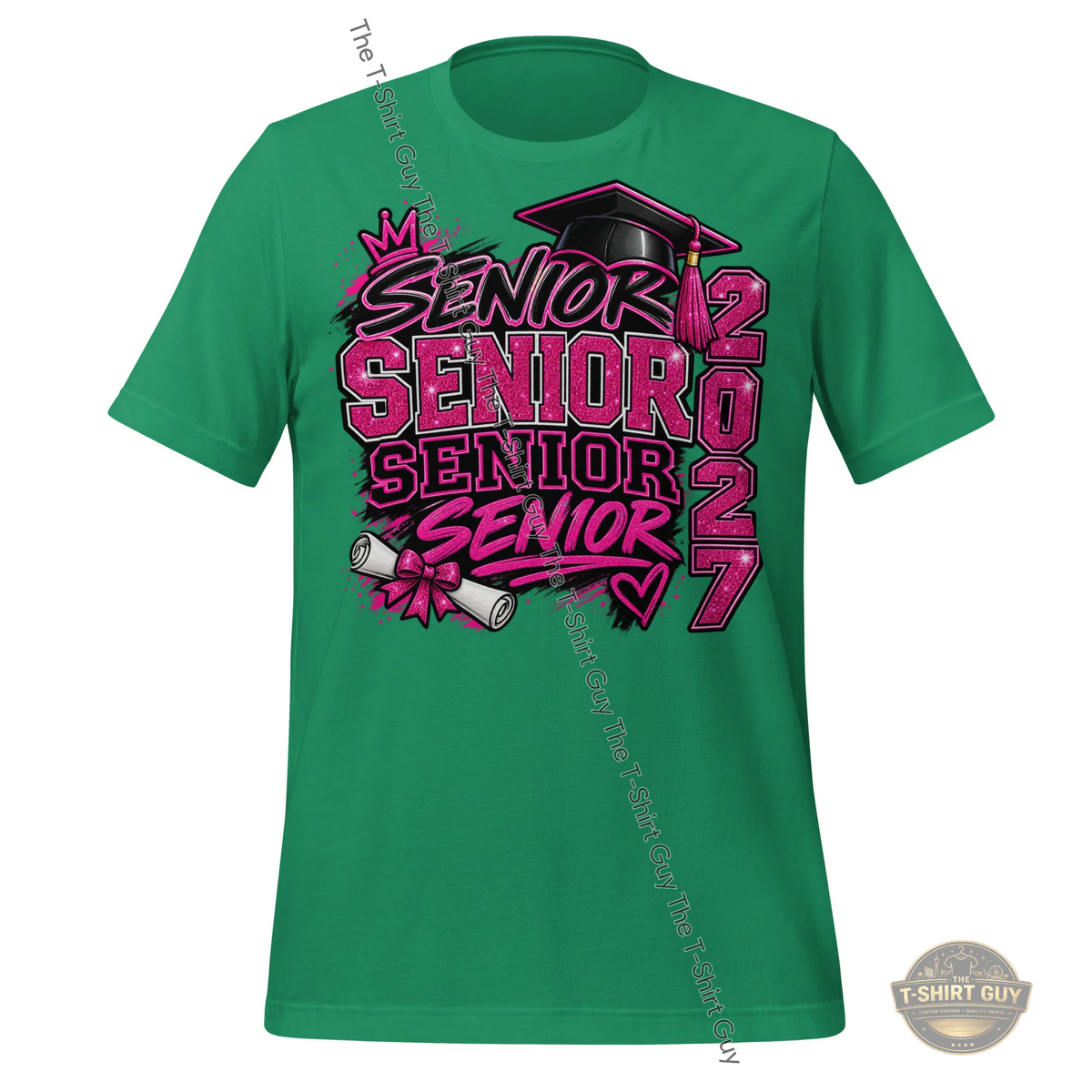Watermarked - Senior 2027 Graduation Unisex t-shirt