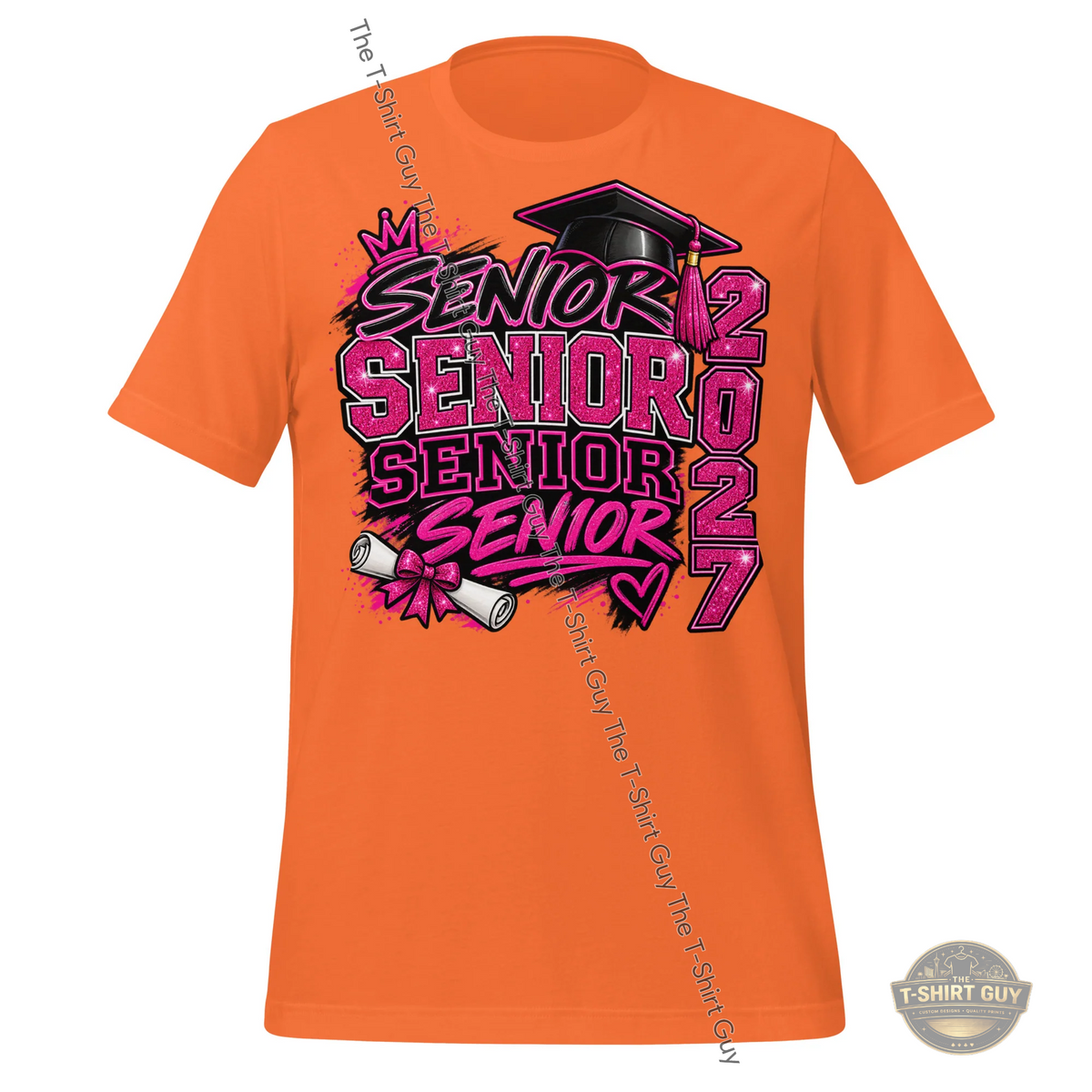 Watermarked - Senior 2027 Graduation Unisex t-shirt