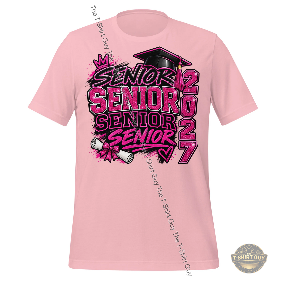 Watermarked - Senior 2027 Graduation Unisex t-shirt