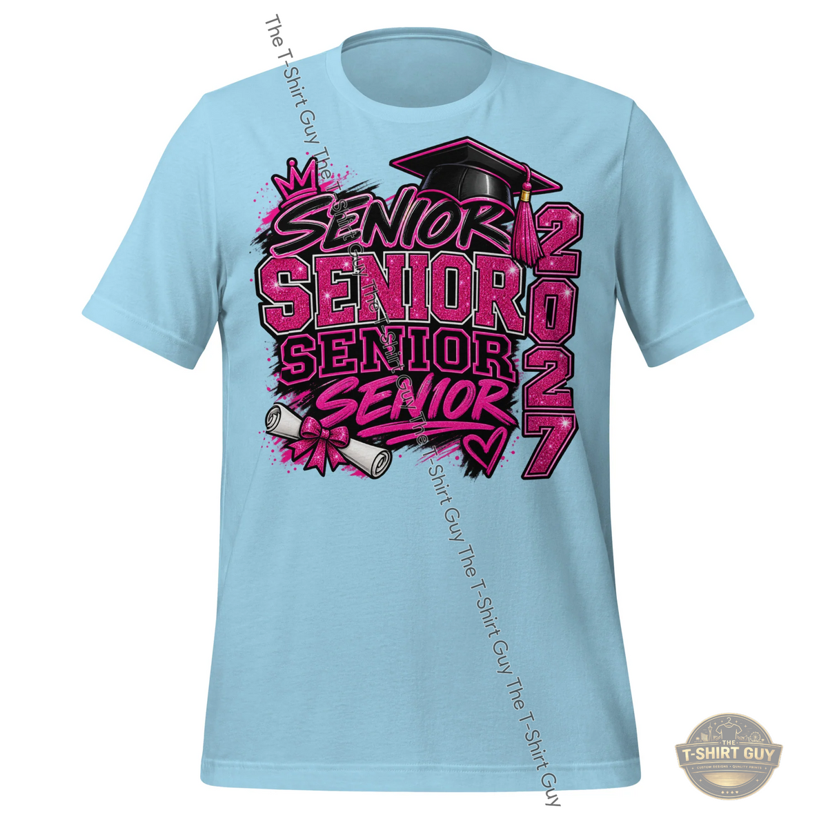 Watermarked - Senior 2027 Graduation Unisex t-shirt