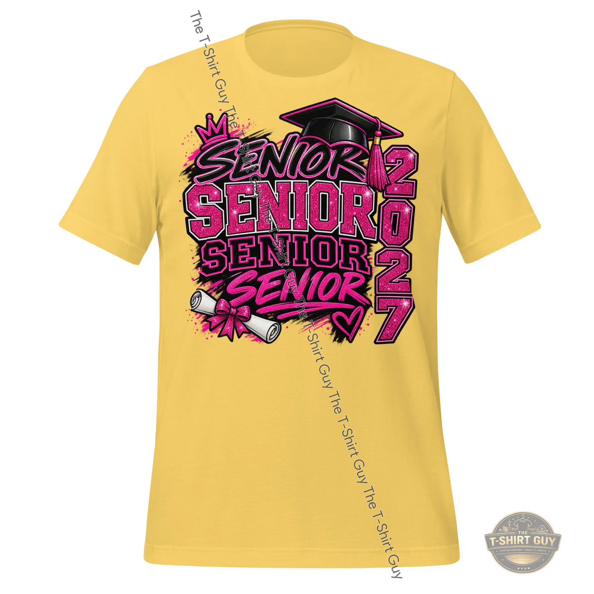 Watermarked - Senior 2027 Graduation Unisex t-shirt