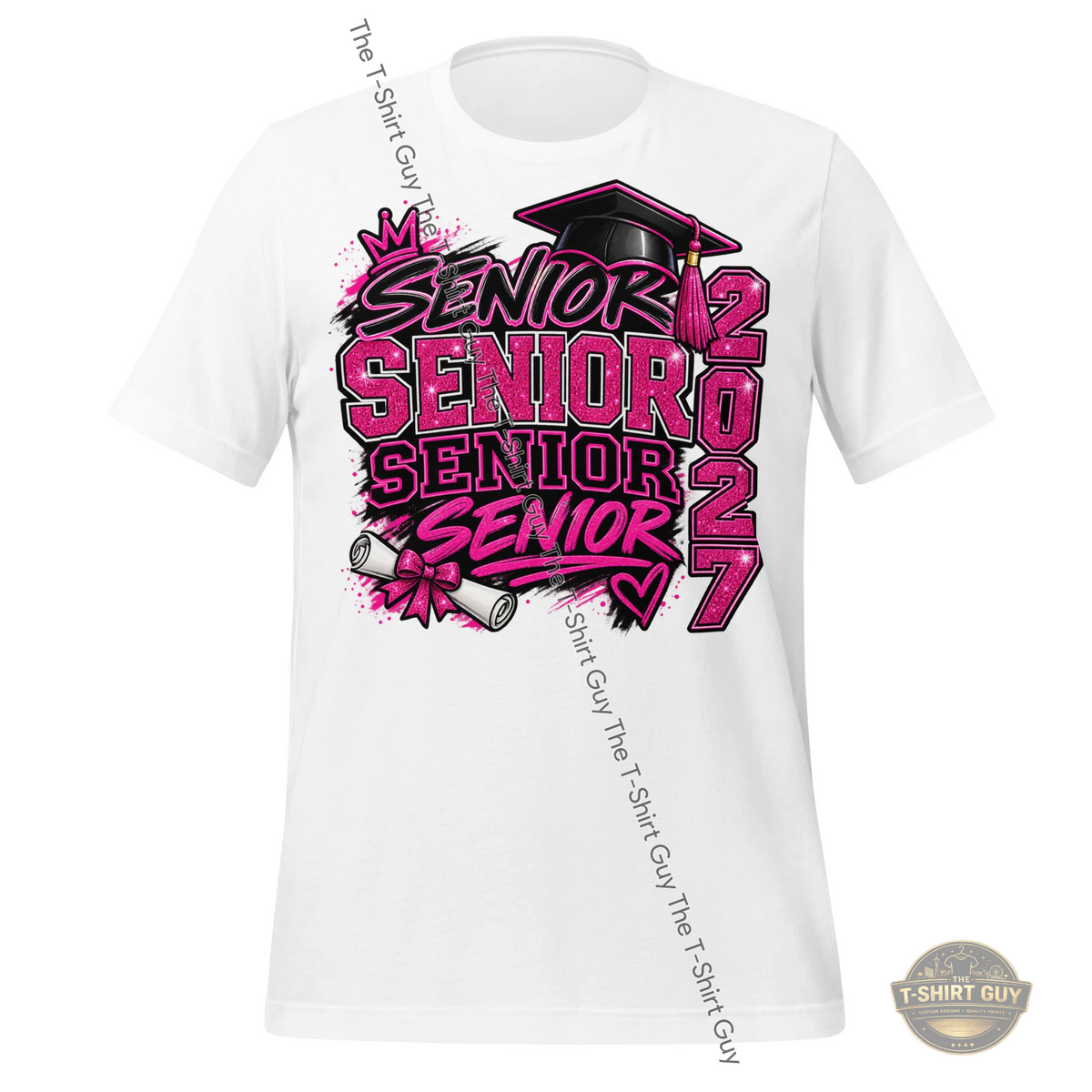 Watermarked - Senior 2027 Graduation Unisex t-shirt