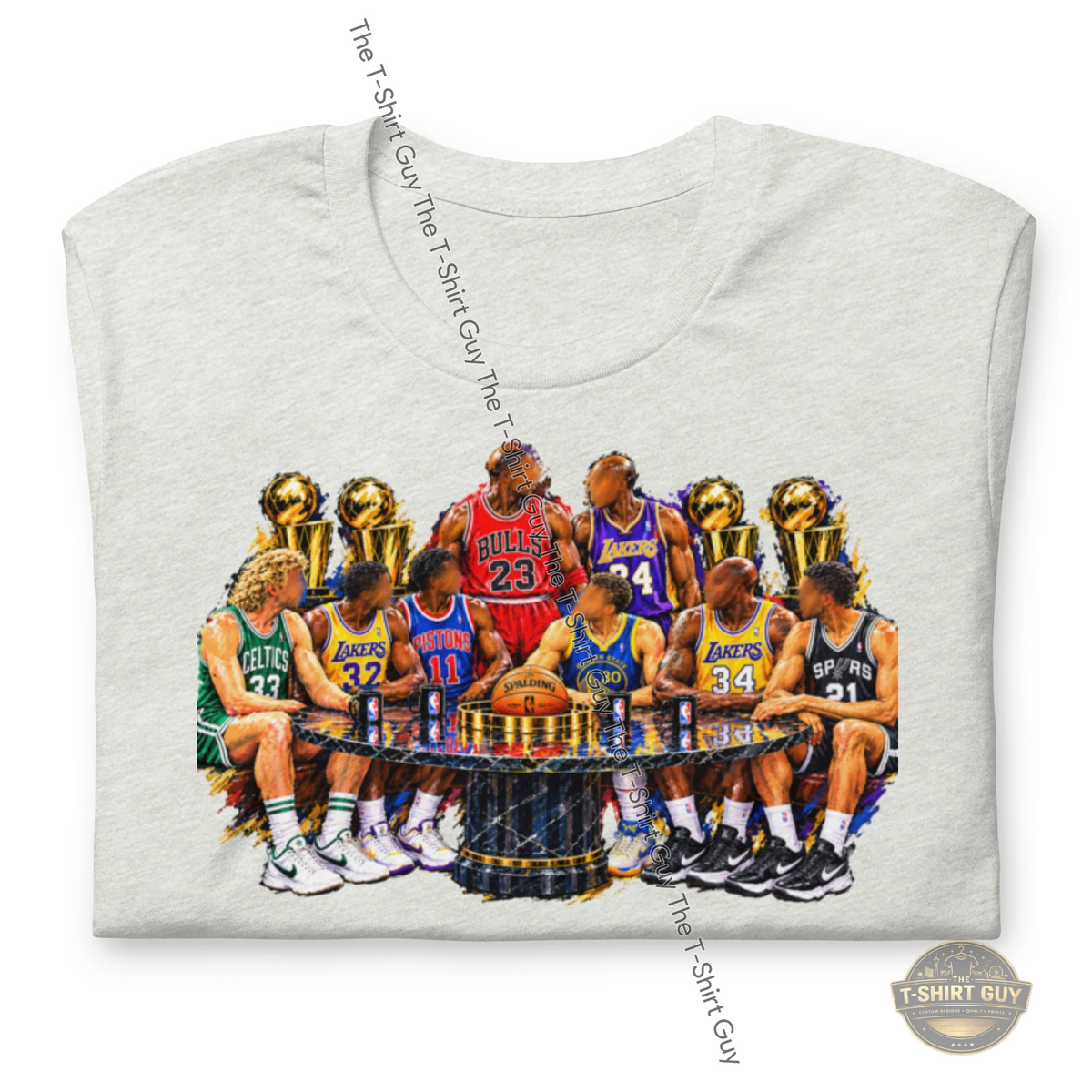 Watermarked - Basketball Legends at the Trophy Table Unisex t-shirt