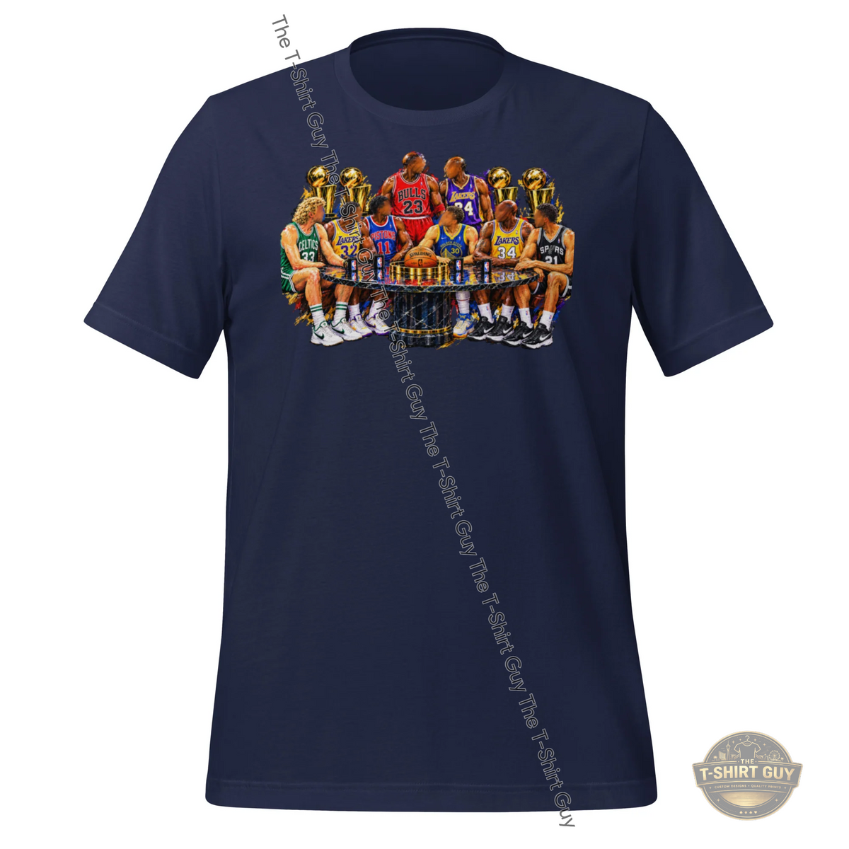 Watermarked - Basketball Legends at the Trophy Table Unisex t-shirt