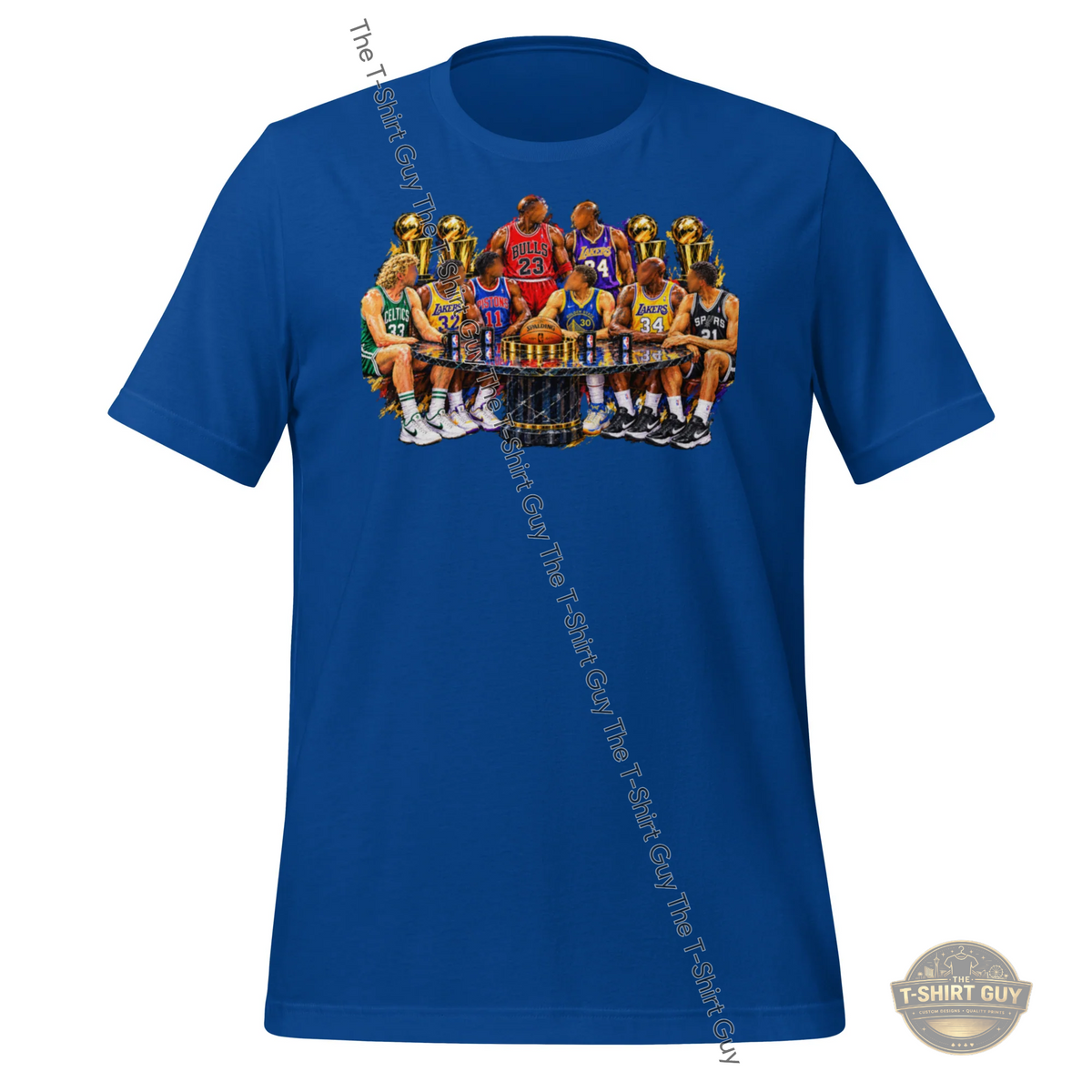 Watermarked - Basketball Legends at the Trophy Table Unisex t-shirt