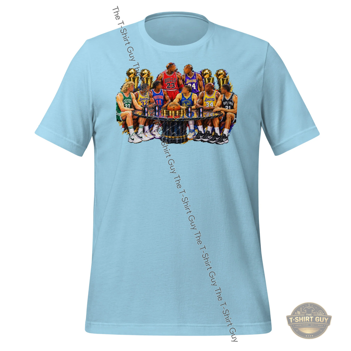 Watermarked - Basketball Legends at the Trophy Table Unisex t-shirt