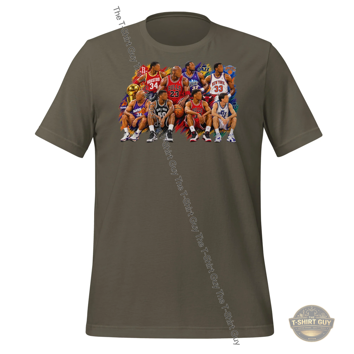 Watermarked - 90s NBA Legends Unisex t-shirt