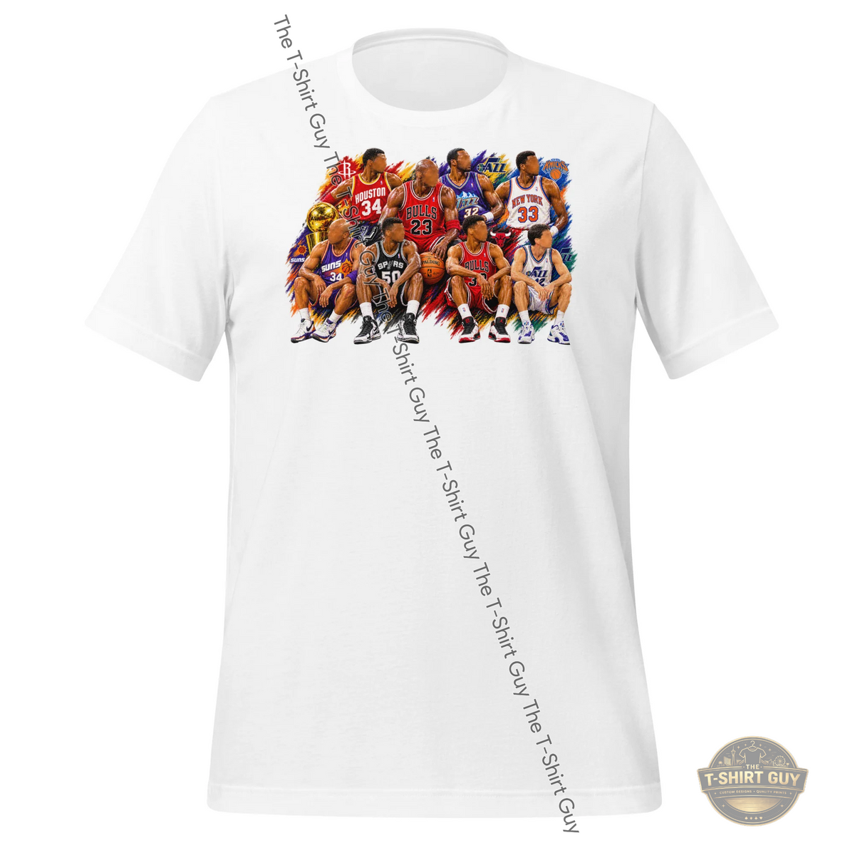 Watermarked - 90s NBA Legends Unisex t-shirt
