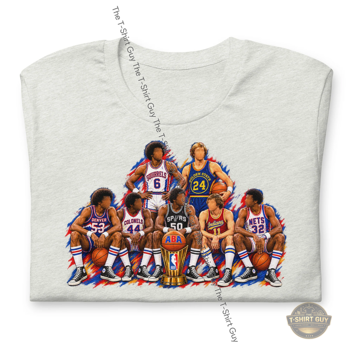 Watermarked - Vintage ABA All Star Team Unisex t-shirt