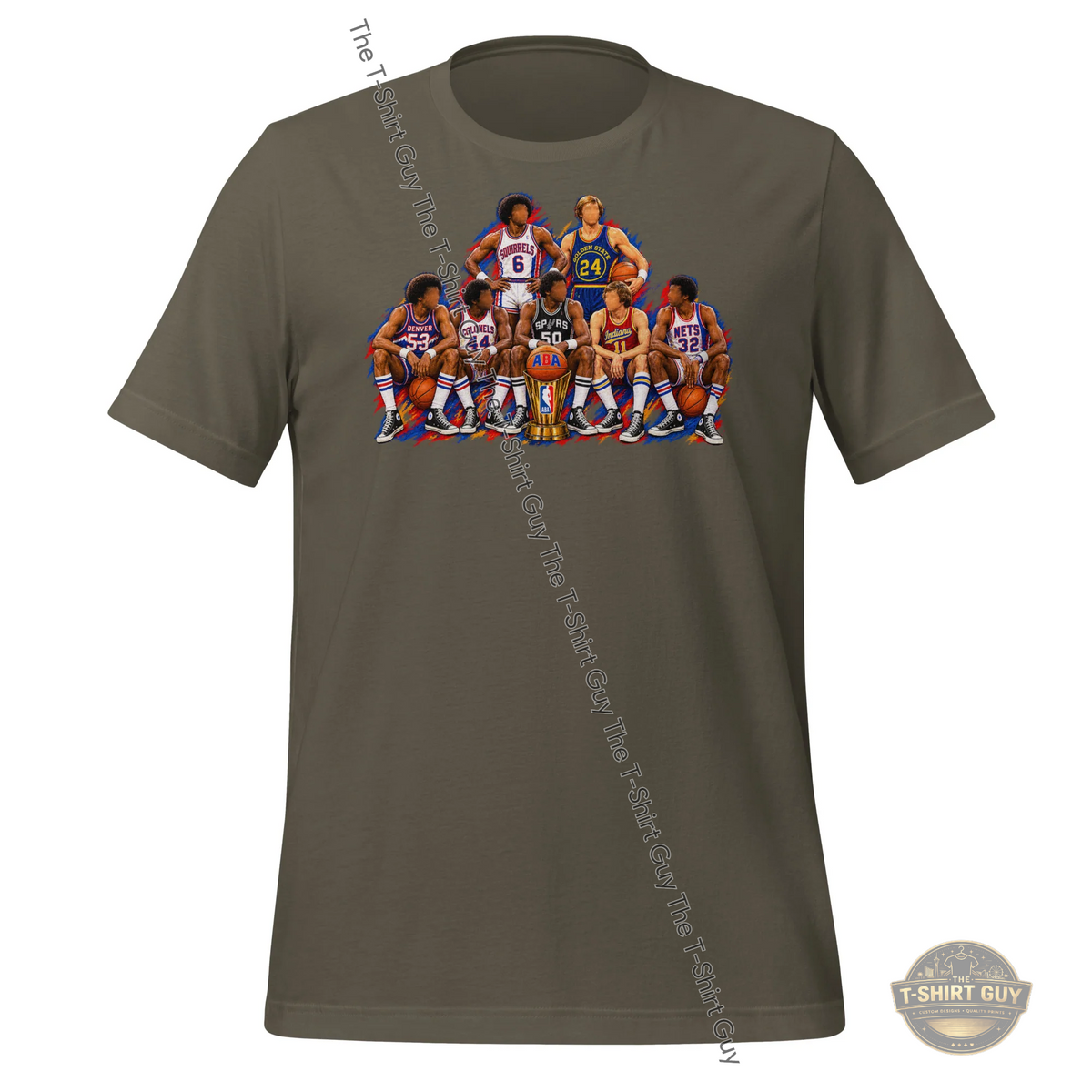 Watermarked - Vintage ABA All Star Team Unisex t-shirt