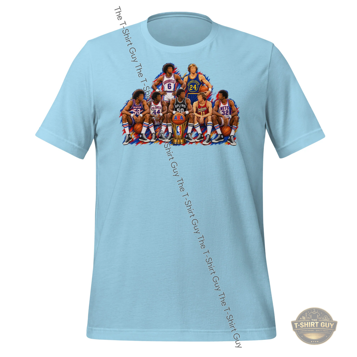 Watermarked - Vintage ABA All Star Team Unisex t-shirt