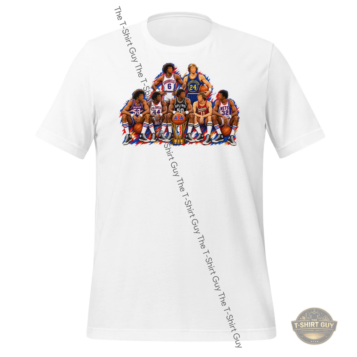 Watermarked - Vintage ABA All Star Team Unisex t-shirt