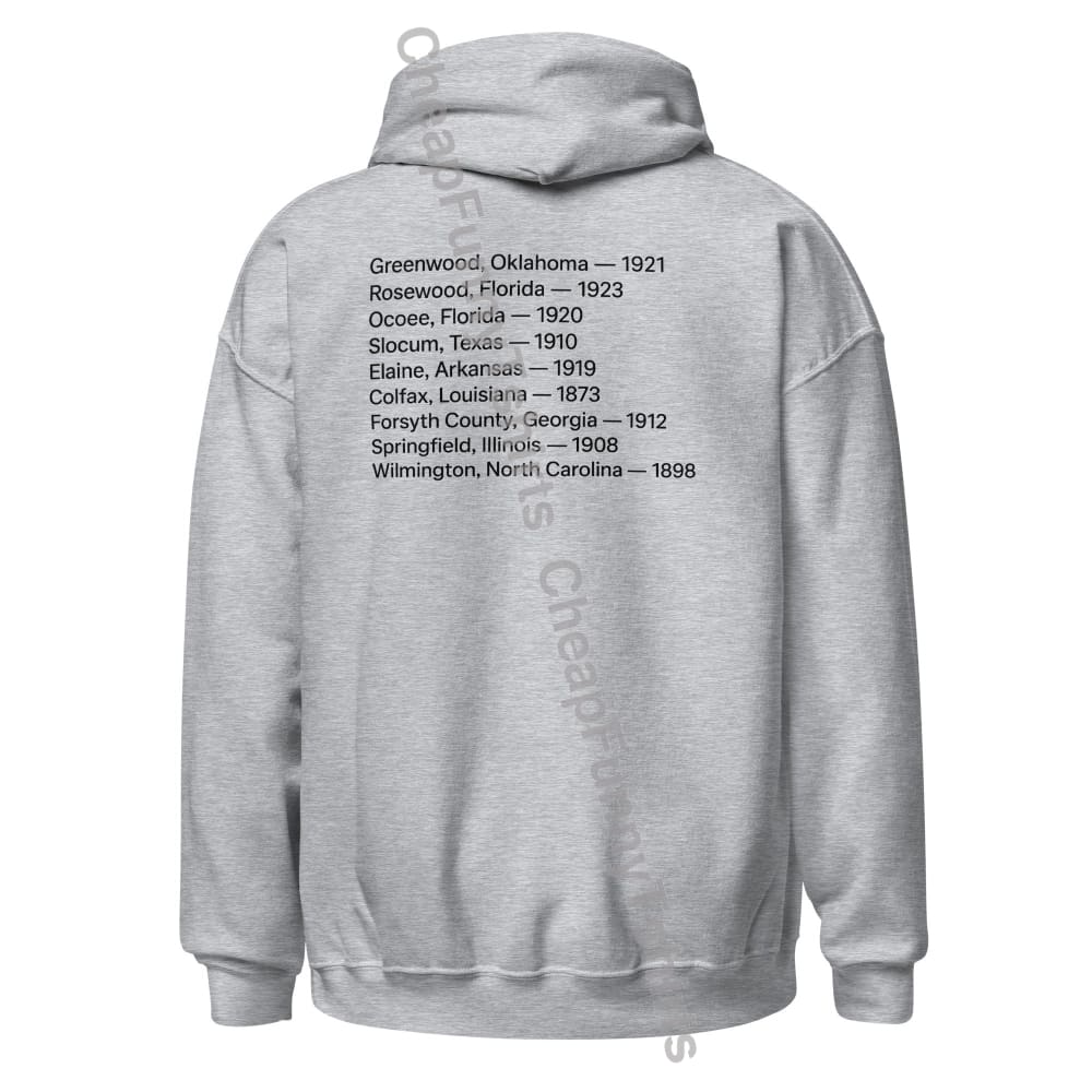 We Remember What They Tried To Erase Unisex Hoodie